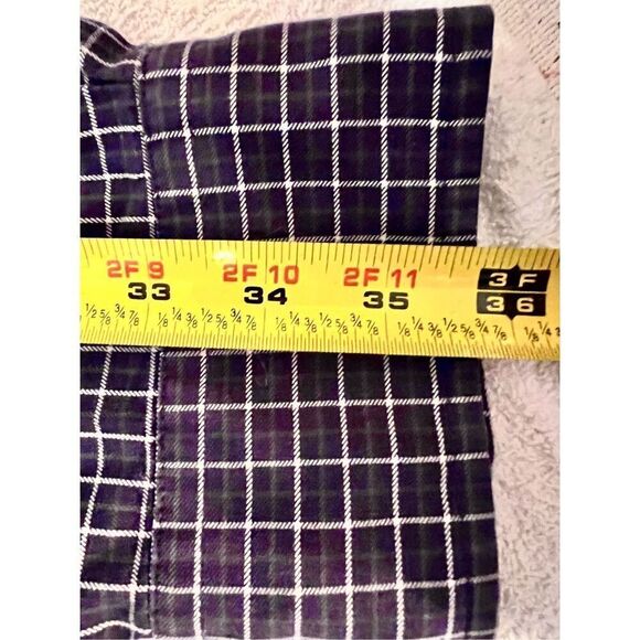 J. Crew Button-Up Check Shirt Mens XL Blue Preppy. - Picture 4 of 4